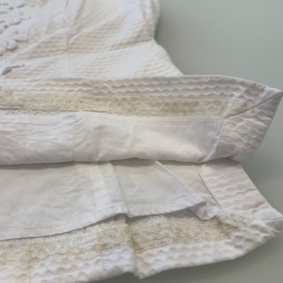 Lilly Pulitzer Annabelle Top, Women's Size 8, White Embroidered - Picture 4 of 8